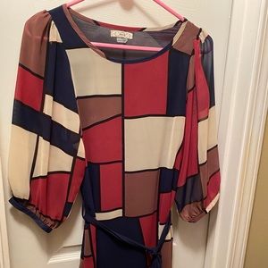 Color block dress